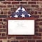 Flash Furniture Quincy Flag and Certificate Display Case, Solid Pine Wood Flag Shadow Box, Mahogany Finish HMHD-22M192Y-MHG-GG - alternate 9